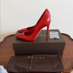 Gucci Red High Heels